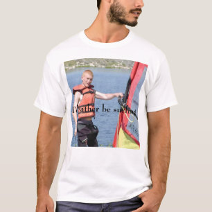 Jag skulle surfar ganska t shirt