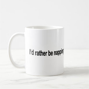 Jag skulle ta sig en tupplur ganska kaffemugg