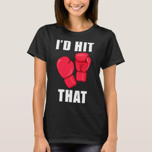 Jag Skulle Träffa Den Roliga Sägelsen Kickboxning T Shirt