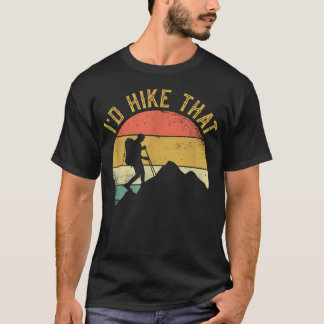 JAG skulle vandra de bergen vandring T Shirt