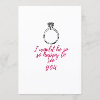 Jag skulle vara så glad att se dig inbjudningar