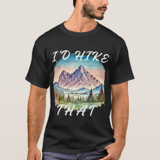 Jag skulle vilja att Hiking T Shirt