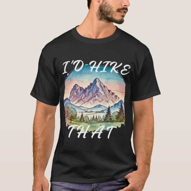 Jag skulle vilja att Hiking T Shirt (Framsida)