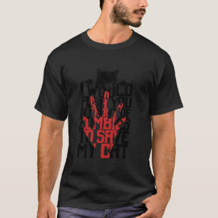 Jag skulle vilja pressa dig framför Zombies till S T Shirt