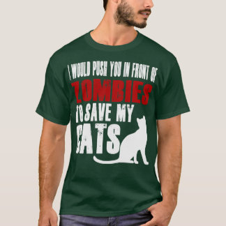 Jag skulle vilja pressa dig framför Zombies till S T Shirt