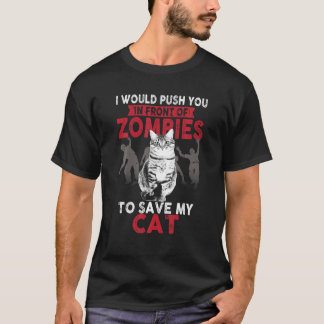 Jag skulle vilja pressa dig framför Zombies till S T Shirt