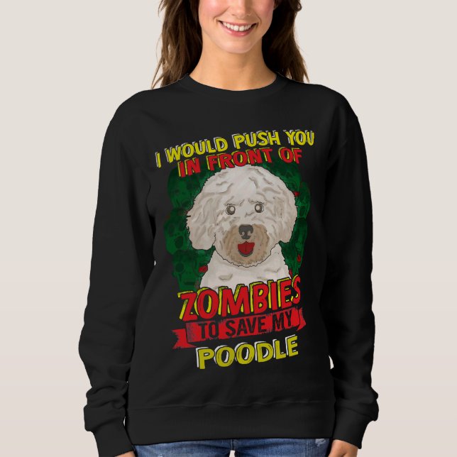 Jag skulle vilja pressa dig till Zombie för min Pu T Shirt (Framsida)