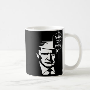 Jag skulle vinna på Trump 2024 Republican USA Meme Kaffemugg