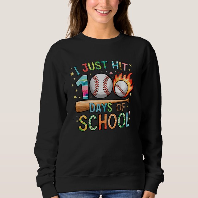 Jag Slå bara 100 dagar med basket 100 dagar T Shirt (Framsida)