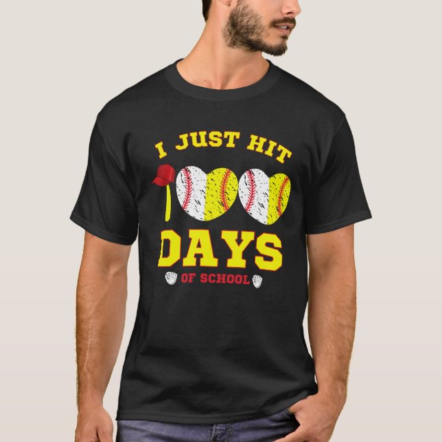 Jag Slå bara 100 dagar med solfball T-Shirt (Framsida)
