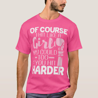 Jag Slå som en flicka - boxing Kickbo T Shirt