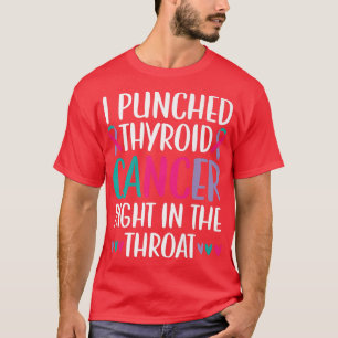 Jag Slagit Högerna för sköldkörtelcancer i sköldkö T Shirt