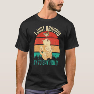 Jag Slängde Förbi För Att Säga Hej Koi Fisk Tank T Shirt