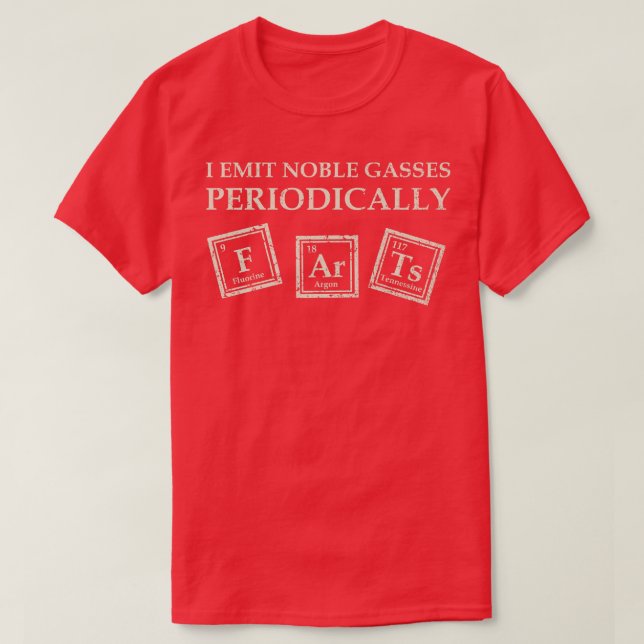Jag släpper ut noble Gasses T Shirt (Design framsida)