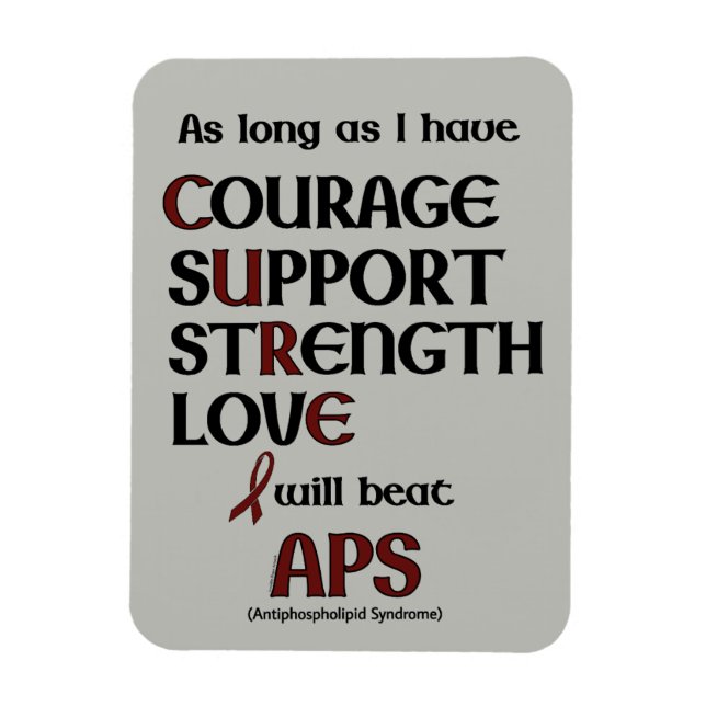 Jag slår APS Magnet (Vertikal)