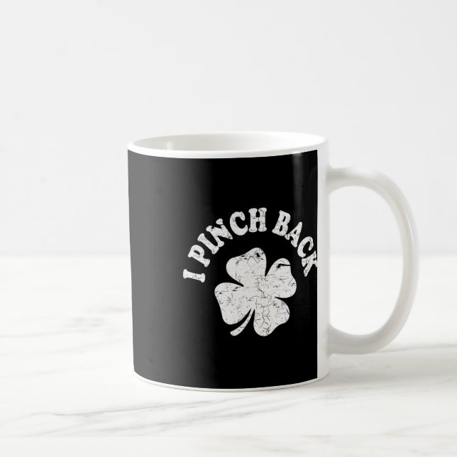 Jag slår Ck Rolig St Patrick's Day Jag knäpper Ck  Kaffemugg (Höger)