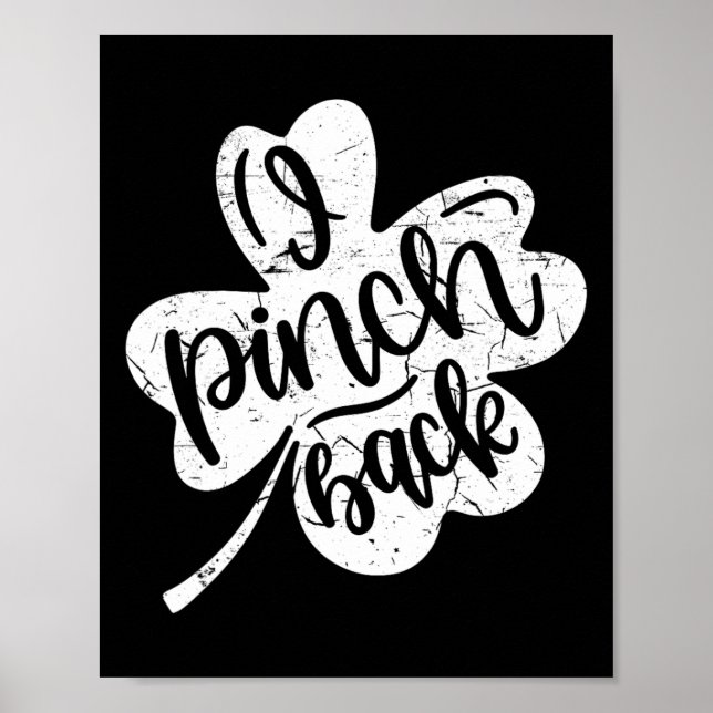 Jag slår Ck Roligt St Patrick's Day Jag knäpper Ck Poster (Framsidan)