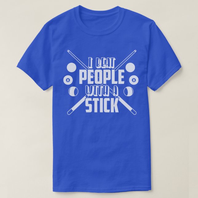 Jag slår folk med ett miljardstift t shirt (Design framsida)