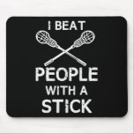 Jag slår folk med ett stift - Lacrosse 1 Musmatta<br><div class="desc">Jag slår folk med ett stift - Lacrosse 1</div>