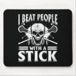 Jag slår folk med ett stift - Lacrosse Musmatta<br><div class="desc">Jag slår folk med ett stift - Lacrosse</div>