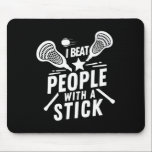 Jag slår folk med ett stift - Lacrosse Player Musmatta<br><div class="desc">Jag slår folk med ett stift - Lacrosse Player 1</div>