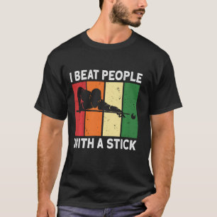 Jag slår folk med pipa - Snooker bassäng player B T Shirt