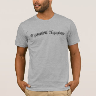 Jag slår hippies t shirt