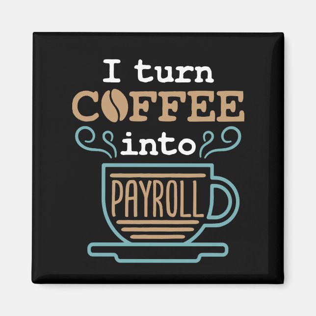 Jag slår in kaffe i lönen magnet (Framsidan)