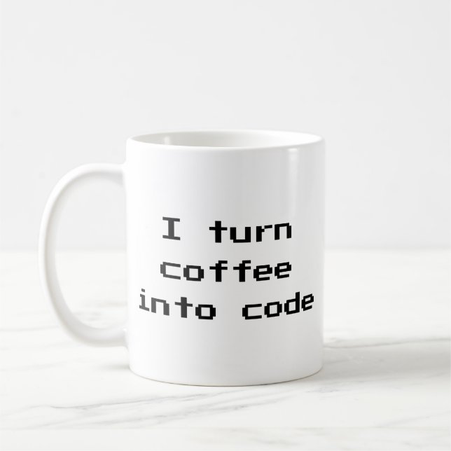 Jag slår in kaffe i Mugg-koffektten Kaffemugg (Vänster)