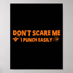 Jag Slår inte lätt Halloween Martial Poster