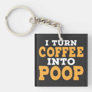 Jag slår kaffe till Poop Funny Coffee Say