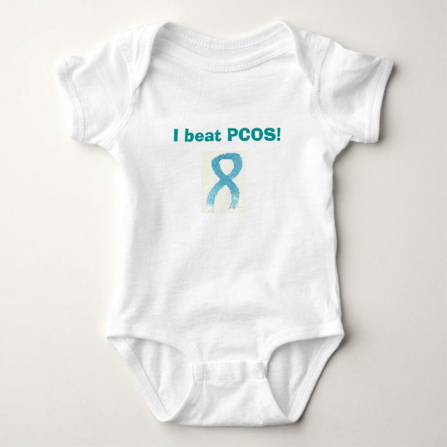 Jag slår PCOS! T-shirt (Framsida)