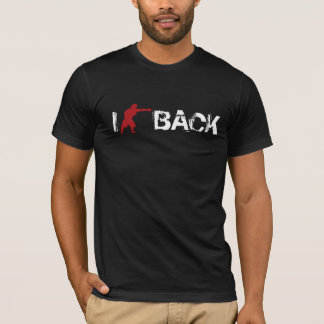JAG SLÅSS den TILLBAKA T-tröja Tee Shirt