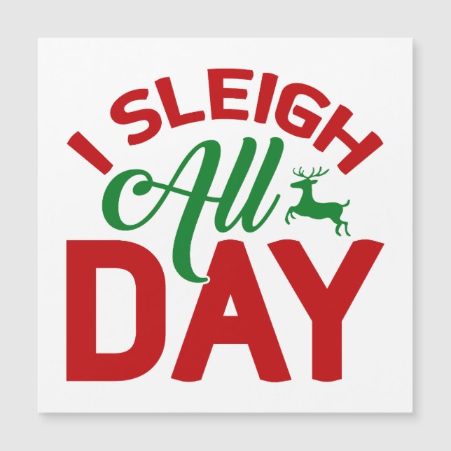 Jag sleigh hela dagen (Framsida)