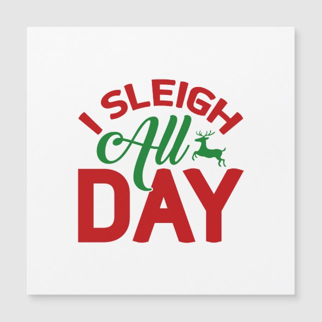 Jag sleigh hela dagen (Framsida)