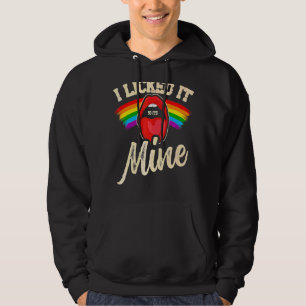 Jag Slickade det så det är mitt Pride Gay Lgbt Hoodie