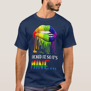 Jag Slickat det så att det blev mitt Gay pride HBT T Shirt