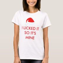 JAG SLICKAT DET SÅ DET ÄR MIN Santa Hat T Shirt Re