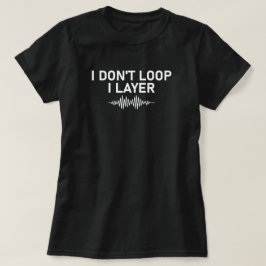 Jag slingrar inte i Lagrar minimal musik V2 T Shirt