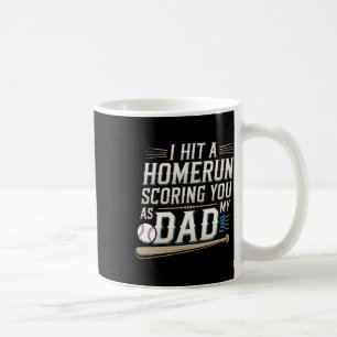 Jag slog en homerun och fick dig att räkna poäng s kaffemugg