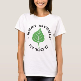 Jag slog mig själv Damens anpassade t-shirt