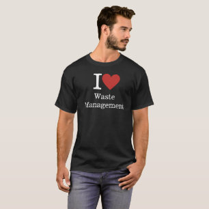 Jag ❤️ Slösa Administration för ANPASSNINGSBAR av T Shirt