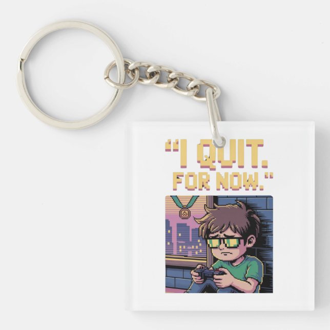 JAG SLUTAR. FÖR NU." (Framsidan)