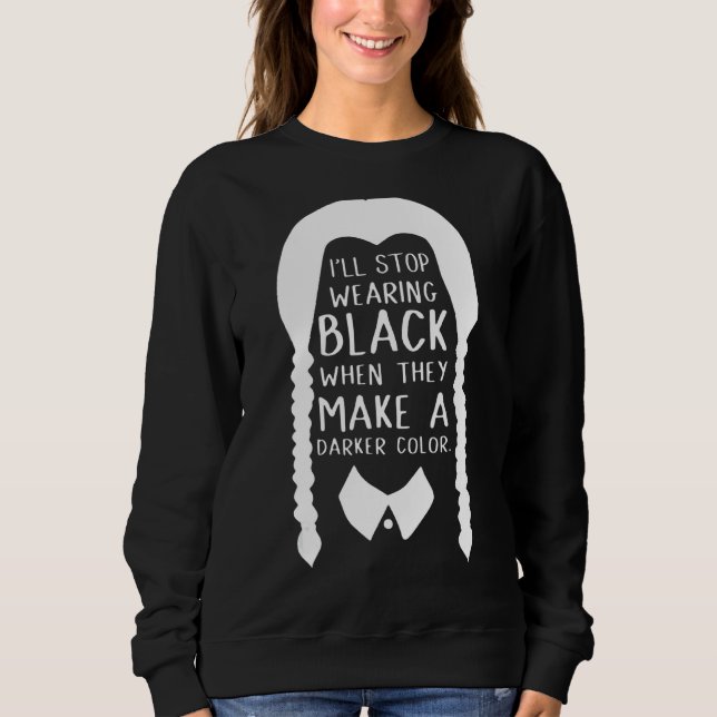 Jag slutar gråta när de gör en mörkare kock t shirt (Framsida)