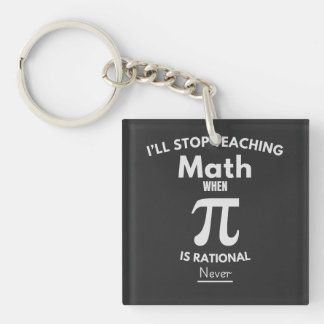 Jag Slutar Undervisa i Matematik När Pi Är Ratione