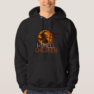 Jag smell Barn Halloween kostumCute för Witch. Hoodie