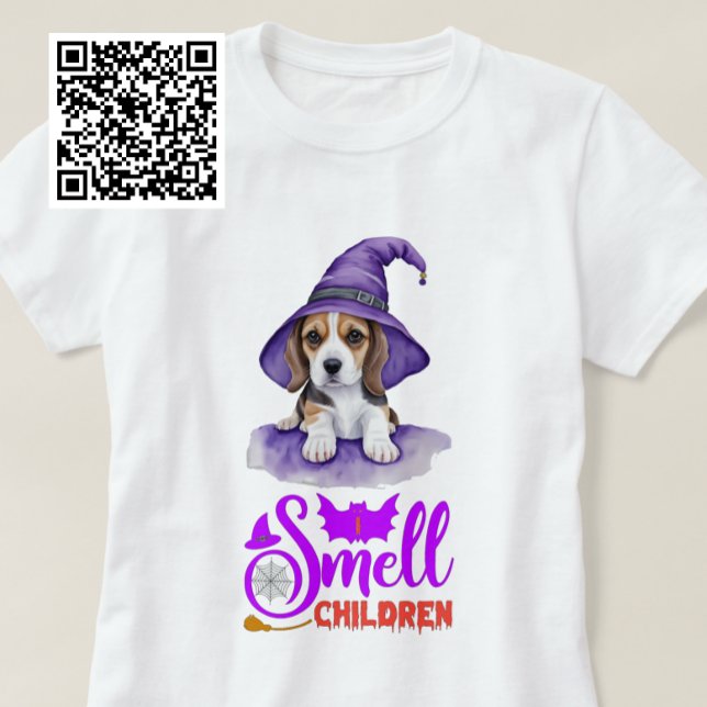 Jag Smell Children Beagle Witch T Shirt (Skapare uppladdad)