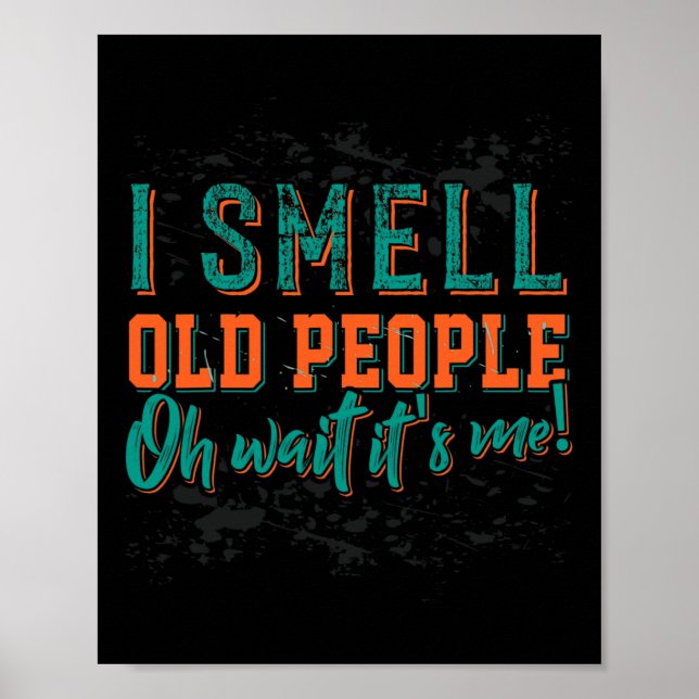 Jag smell Gamla... dess gamla folk... Poster (Framsidan)