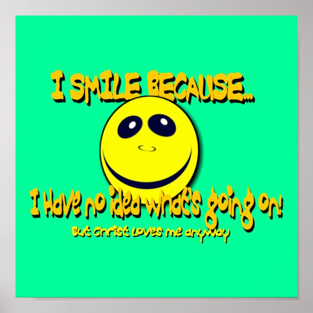 JAG SMILE FÖR...V1 POSTER (Framsidan)