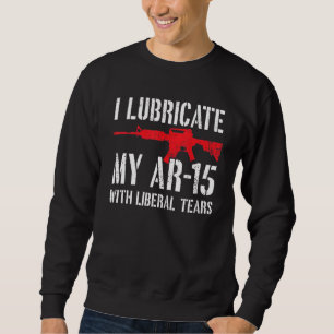 Jag smörjer min version 15 med liberala Tårar Lång Ärmad Tröja